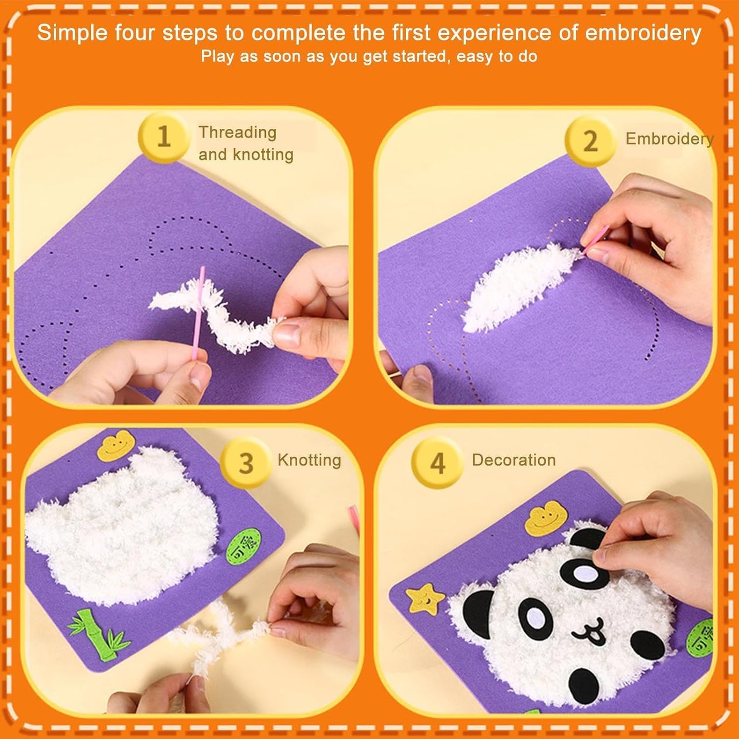 Creative Sewing Kit 🎨✂️ – Stitch, Learn & Play at Home! (Buy 1 Get 1 FREE)